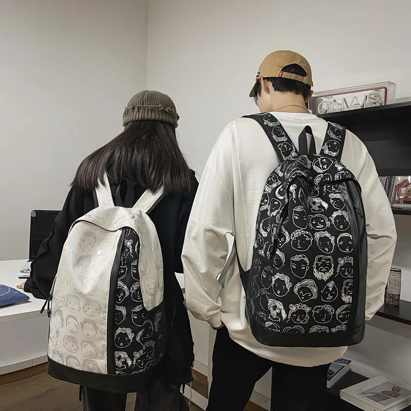 

Fashion Girl College Cool School Bag Casual New Simple Women Backpack Book Packbags for Teenage Travel Shoulder Bag Rucksack