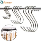 S-образные крючки, вешалка, крючок, застежка, перила из нержавеющей стали, S-образный подвесной крючок для хранения для кухни, ванной, органайзер, держатель, инструменты