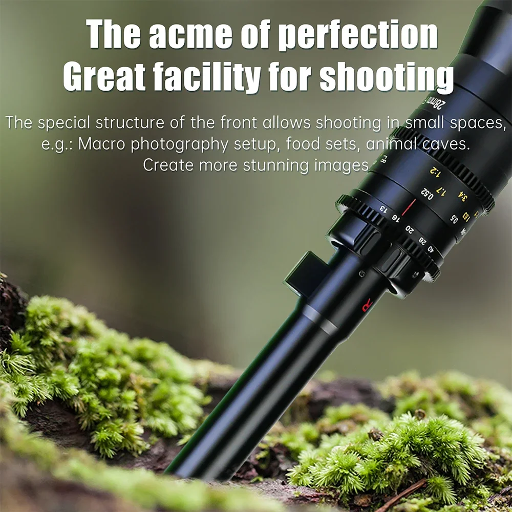 Астрори 28 мм F13 2X полная Рамка специальные микро линзы встроенный кольцевой свет