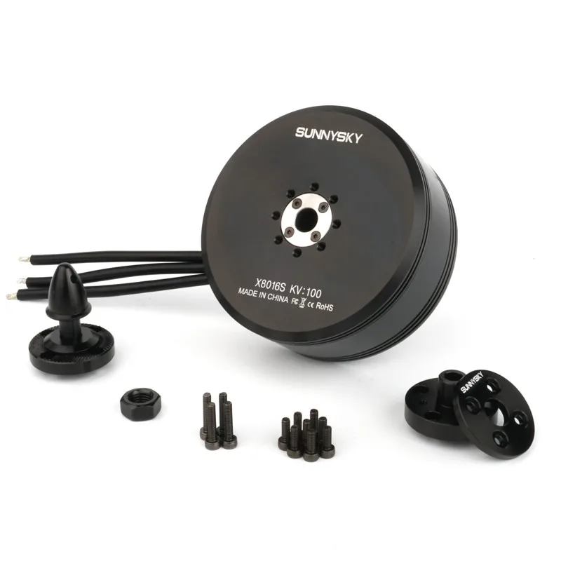 Оригинальный бесщеточный двигатель Sunnysky X8016S 100KV 120KV 170KV радиоуправляемые