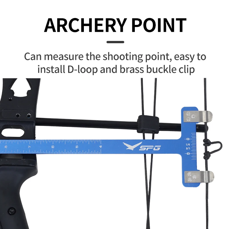 Квадратная линейка для лука и стрельбы из нержавеющей стали
