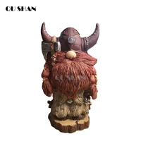 viking warrior gnome doll resin ornaments plush figure faceless old man elf kids toy for home room decoration child holiday gift