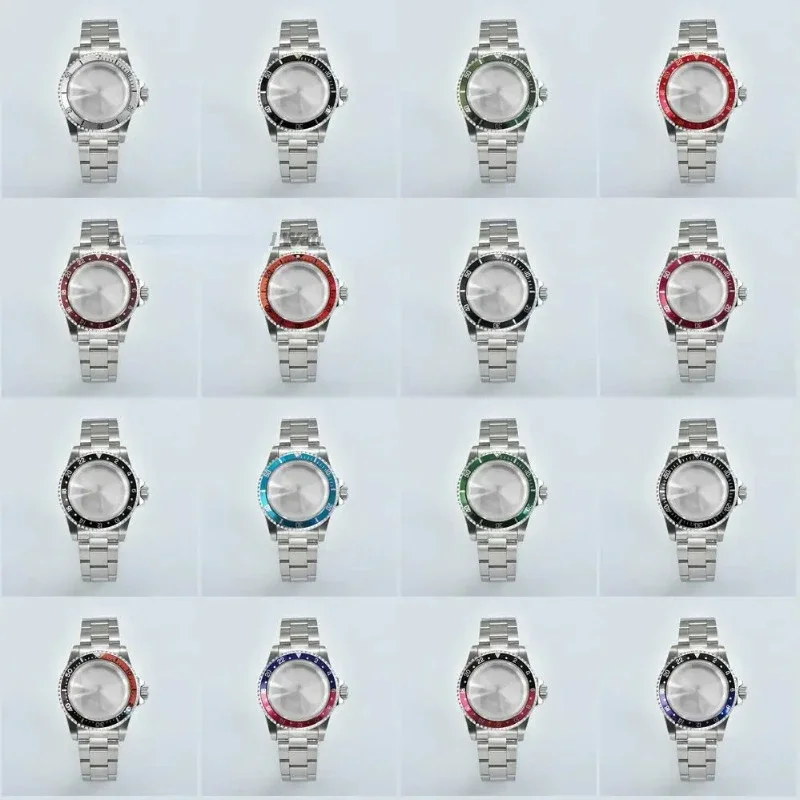 Корпус NH35 39 5 мм 120 щелчков винтажный корпус для часов из нержавеющей стали 316L