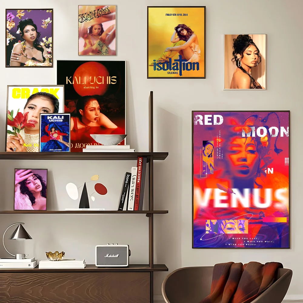 K-Kali U-Uchis хорошее качество принты и постеры винтажная комната домашний бар кафе