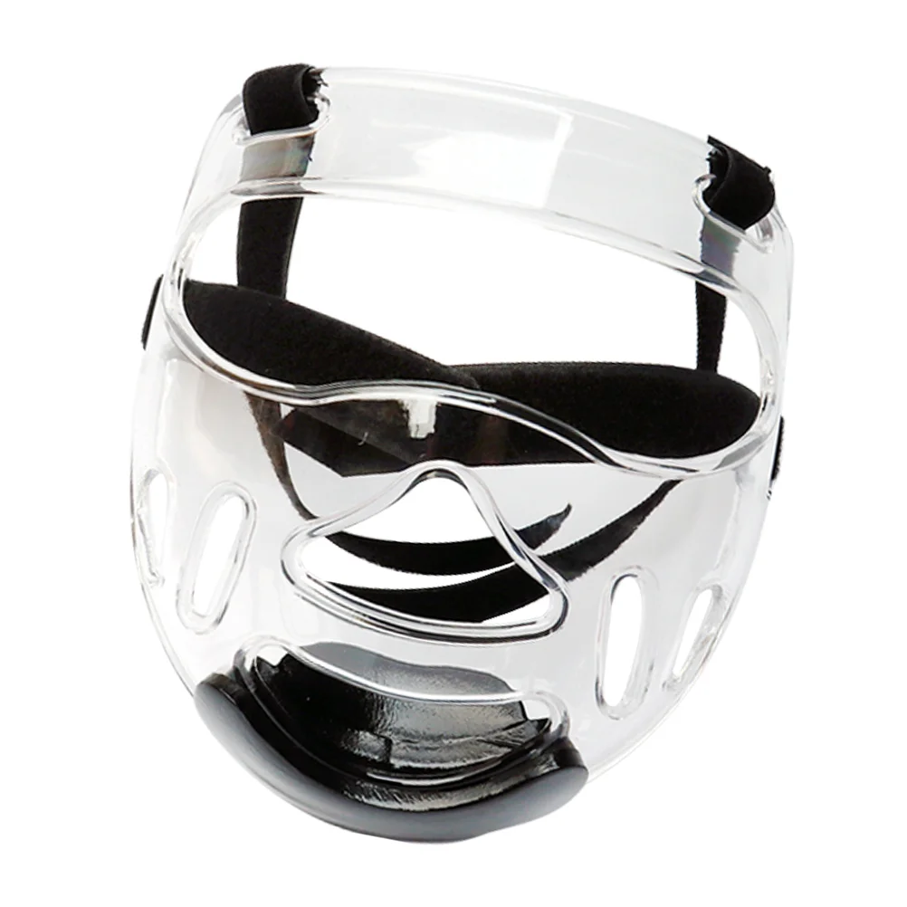 

Taekwondo Mask Men Athletic Gear Boxing Guard Adult Transparent Cover Kickboxing Hanging Sparring