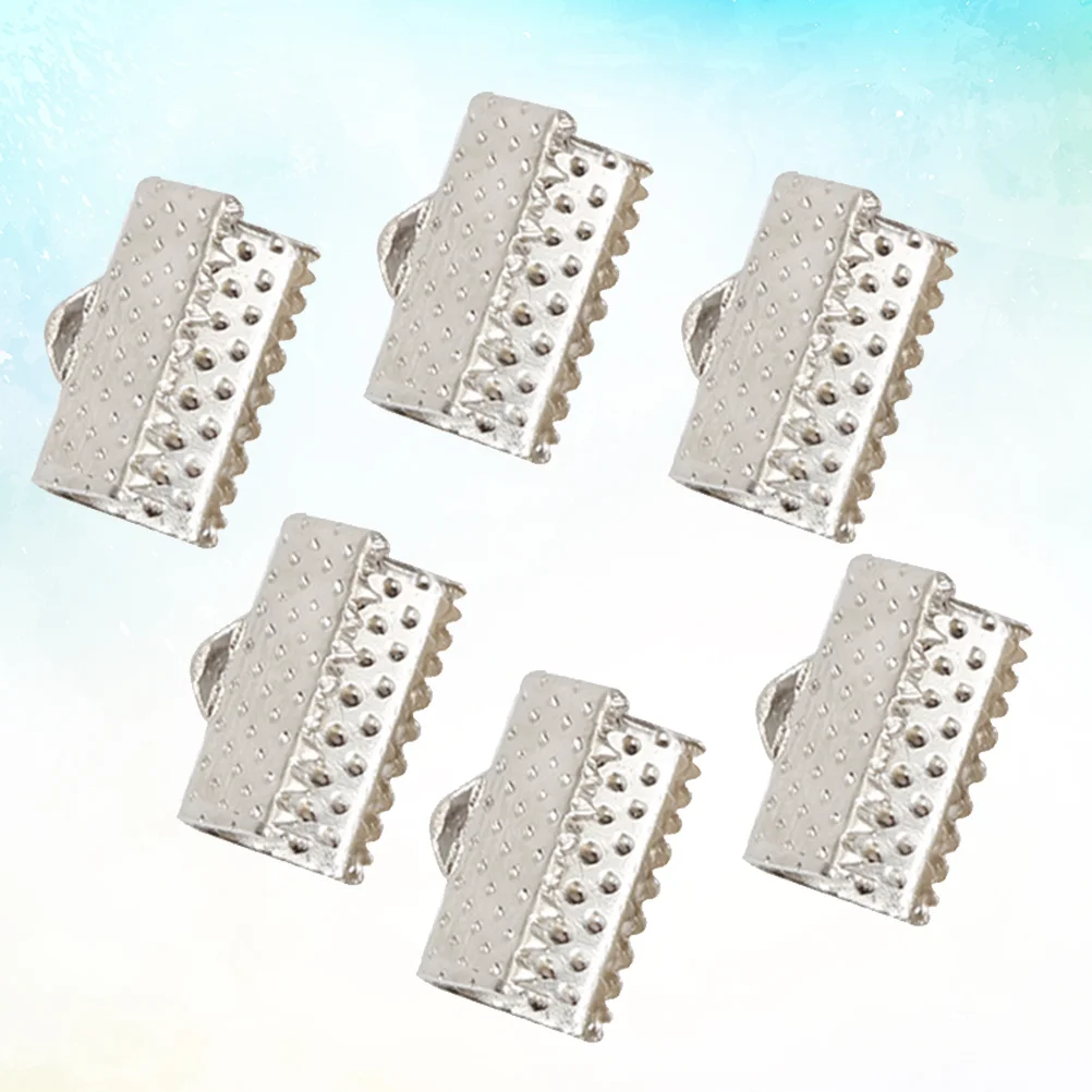 

100 PCS Silver Bangle Bracelets Buckles Bookmark Folder Size Fastener Clasps