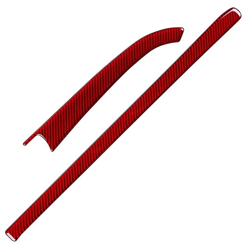 

For BMW-3 4 Series GT F30 F32 F34 2013-2017 Interior Carbon Fiber Car Front Passenger Box Panel Cover Interior Trim