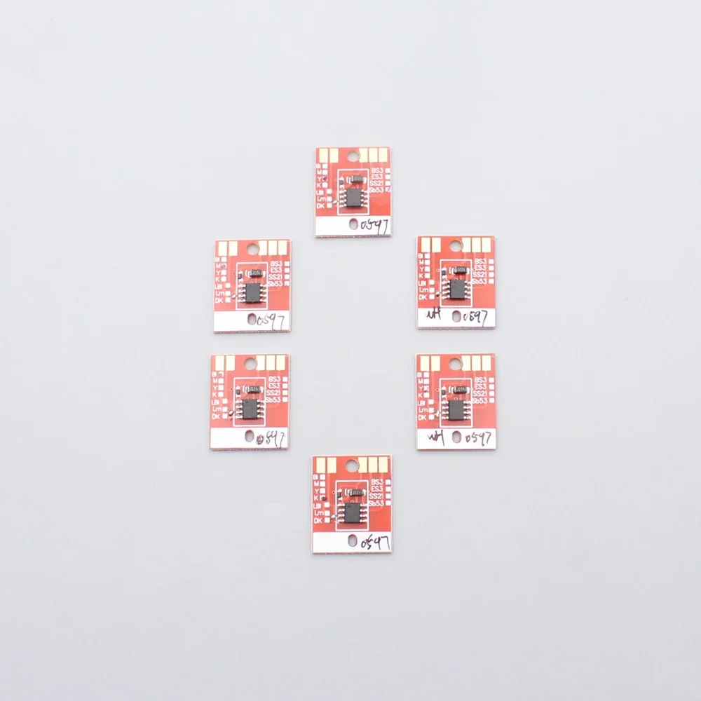 8 шт./компл. чип для LH 100 spc 0597 mimaki UJF 3042 6042 BK C M Y WH * 2 Clear 0732-Primer