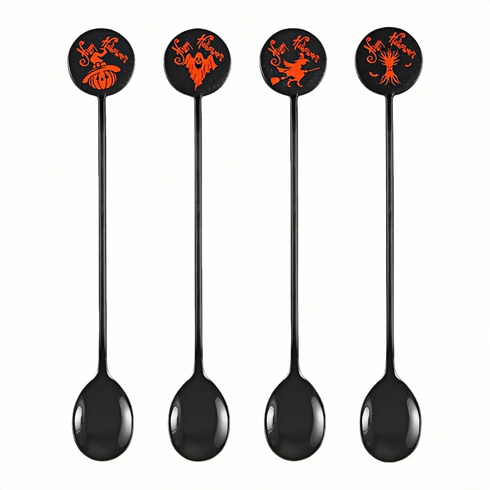 Hello Halloween Креативный Набор Посуды Из Нержавеющей Стали 304 - Дьявол Ведьма Тыква