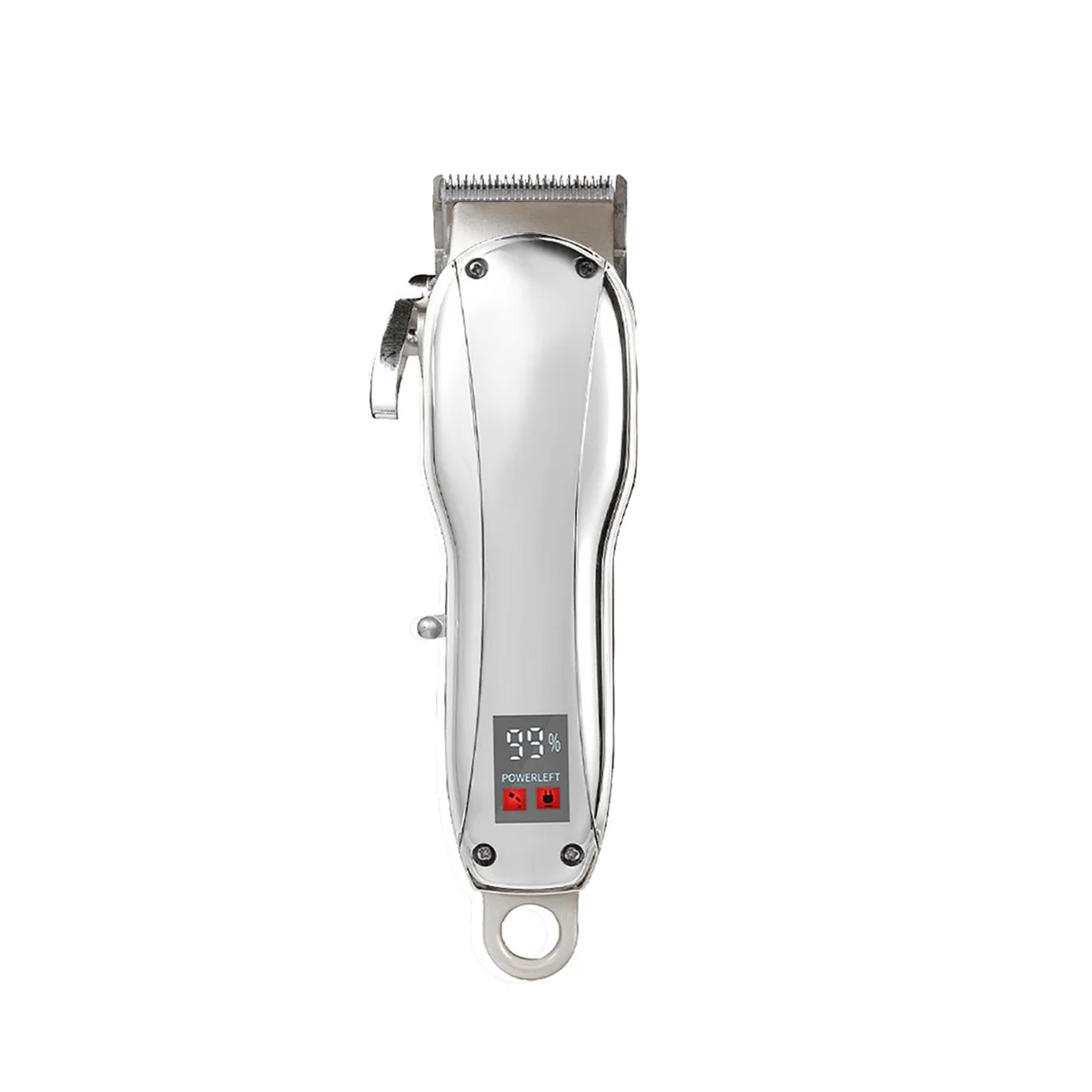 

Hair Clipper Professional Hair Cutting Machine Adjustable Hair Trimmer Barber Digital Display Clipper for Men,Silver