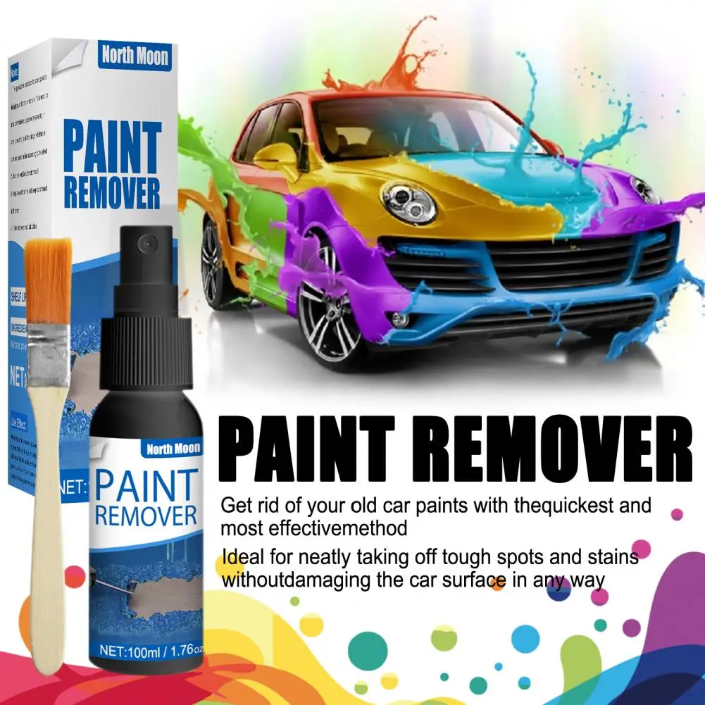 

50/100ml Paint Stripper Spray Easy to Clean Wide Applied Compact Time Saving Paint Remover for Car