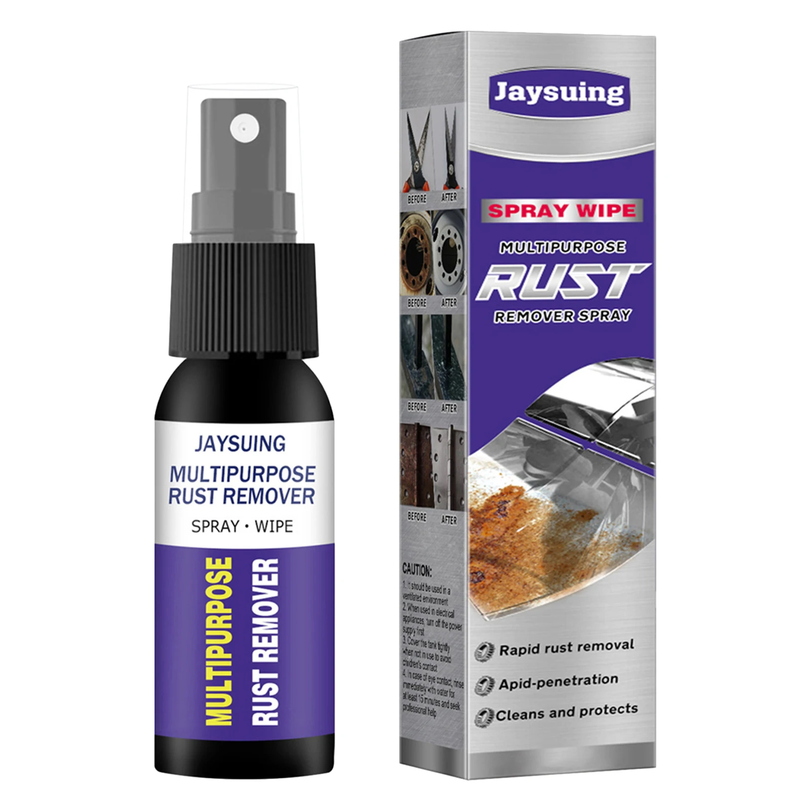 

Rust Removal Sprays Multi-Purpose Car Maintenance Cleaning Rust Removal Sprays Rust Dissolving Solution Converts Rust On Any