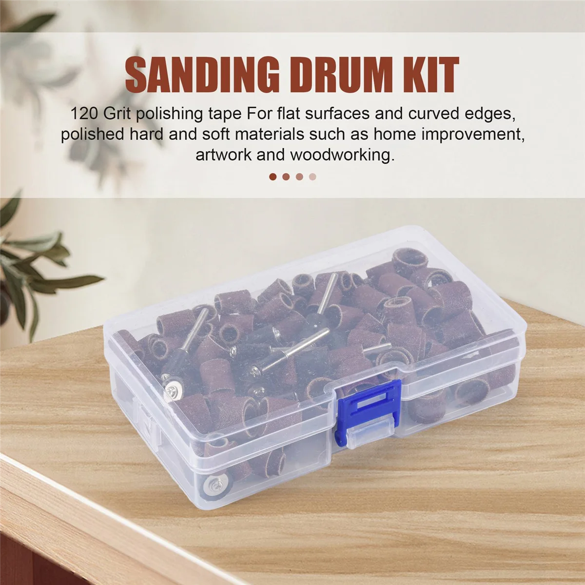 Набор из 132 шт. барабанных шлифовальных станков с бесплатной коробкой включая 120