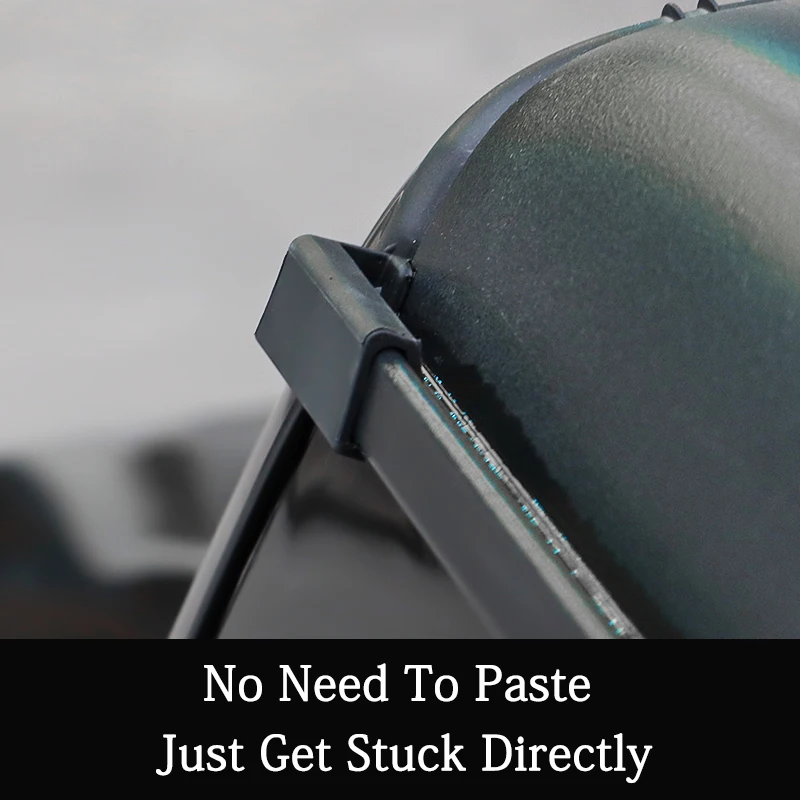 QHCP верхний дождевой желоб для крыши Модернизированный воды диверсии Jeep Wrangler JK JL