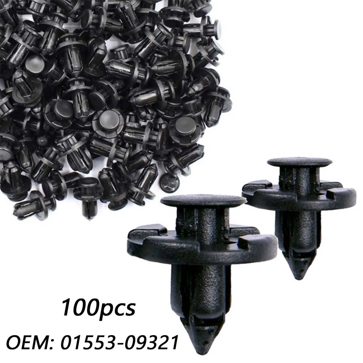 

01553-09321, 100 шт., фиксаторы для крыла, 8 мм