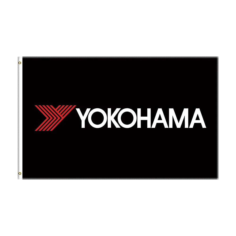 

3x5 Ft TOKOHAMAS logo Flag Polyester Printed Racing Car Banner For Decor