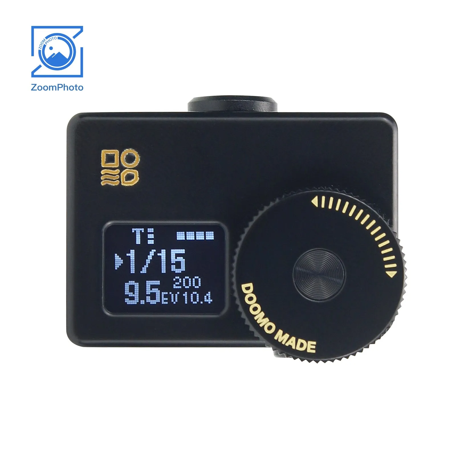 

Фотосчетчик освещенности для DOOMO Meter S Латунная версия Высокоточный объектив и длительный срок службы с 0,66-дюймовым OLED-экраном