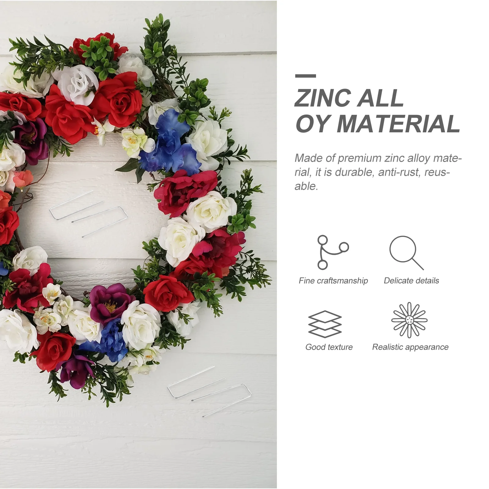 Заколки для цветочной озеленения аксессуары кемпинга скобы праздничная