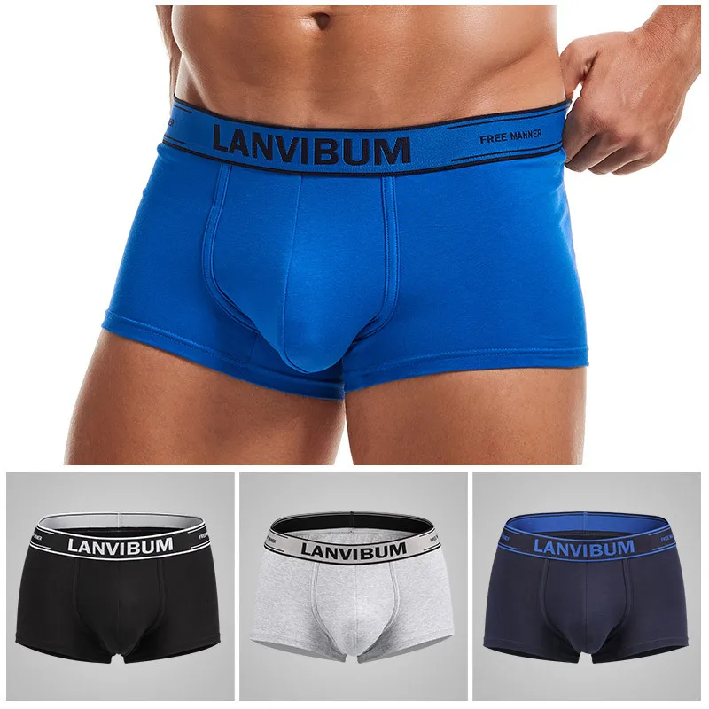 

Трусы мужские хлопковые средней посадки, с карманом U-образной формы