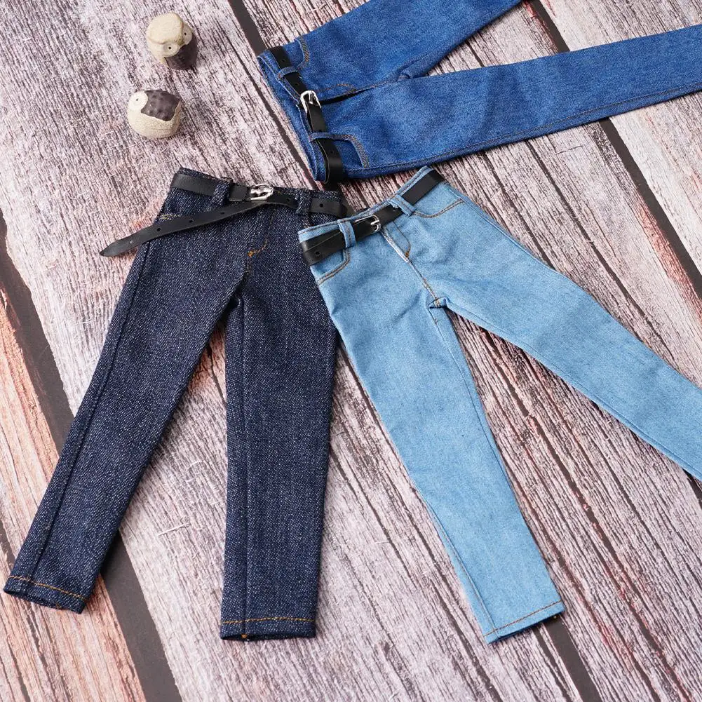 

1/6 Scale Jeans 12" Scale Pants Doll Pants Man Doll Clothes O8L3