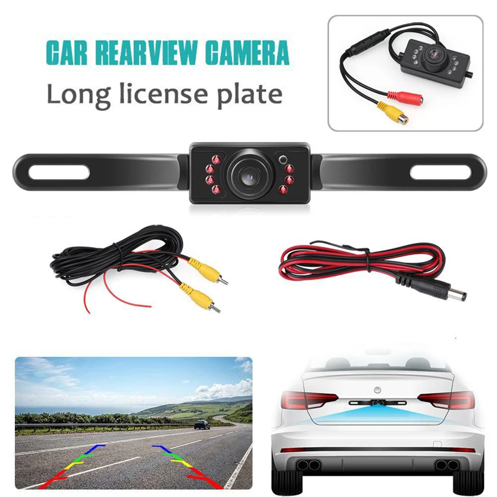 

1PC Waterproof HD Car Rear View Reverse Backup Camera License Plate Night Vision Rearview Parking IP68