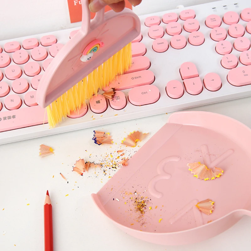 

Mini Desk Broom Set Cleaning Brush Small Broom Dustpans Set Desktop Keyboard Sweeper Garbage Cleaning Shovel Home Cleaning Tools