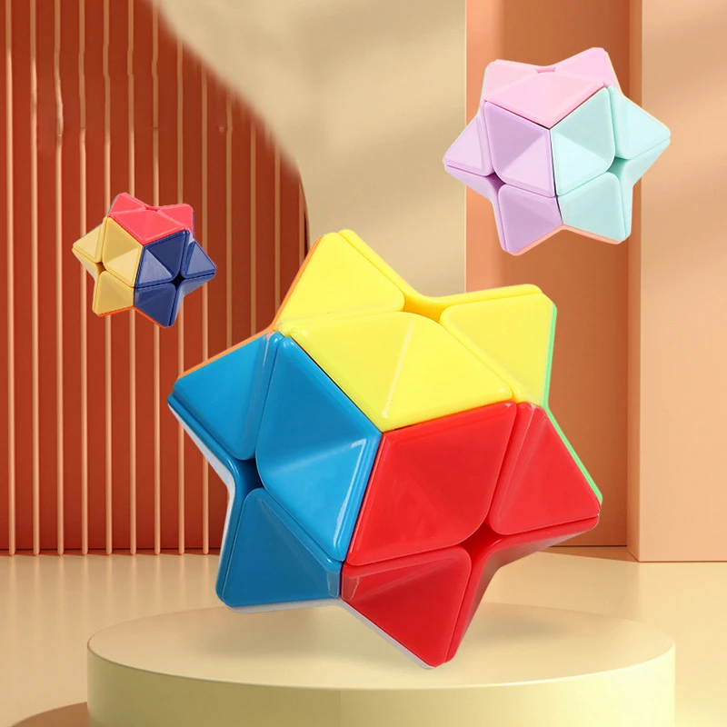 

Children's Alien Fidget Toy Cube Rhomboid 3d Magic Cube Second Order Fingertip Rotating Thinking Intellectual Development Toys