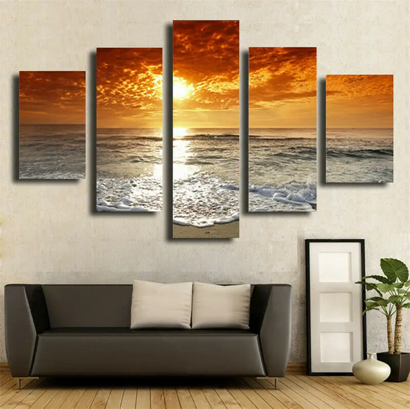 

5 шт., настенный постер и печать на холсте