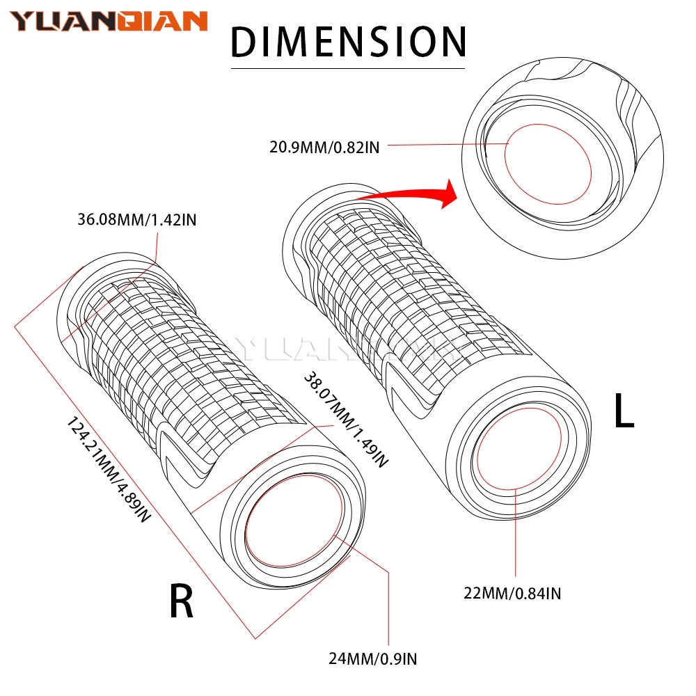 Мотоциклетные тормозные рычаги сцепления 7/8 дюйма 22 мм ручки концы для YAMAHA MT125 2023