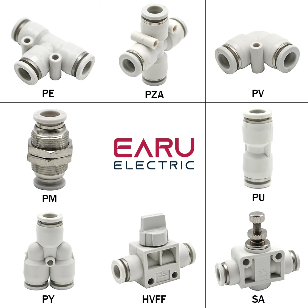 

Фитинг для пневматического шланга, высококачественный белый воздушный фитинг, 1/4 1/2 6 мм, 8 мм, резьба BSP, быстроразъемное соединение, фитинг для шланга трахеи