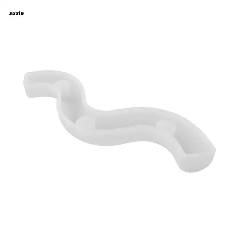 

X7YA 3D Candlestick Silicone Mold for DIY Resin Casting Craft Cement Home Decorations