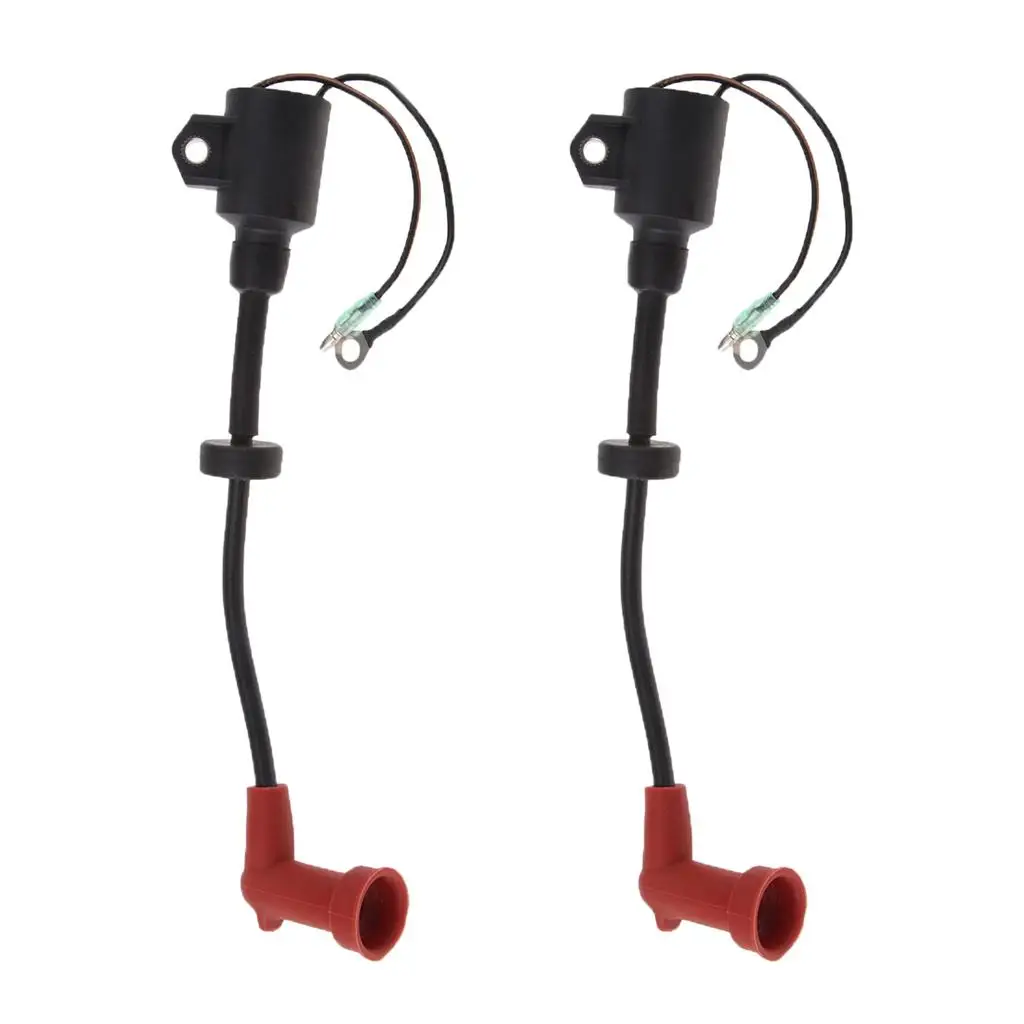 

2x Ignition Coil For 9.15 Outboard 1996-06 63V-85570