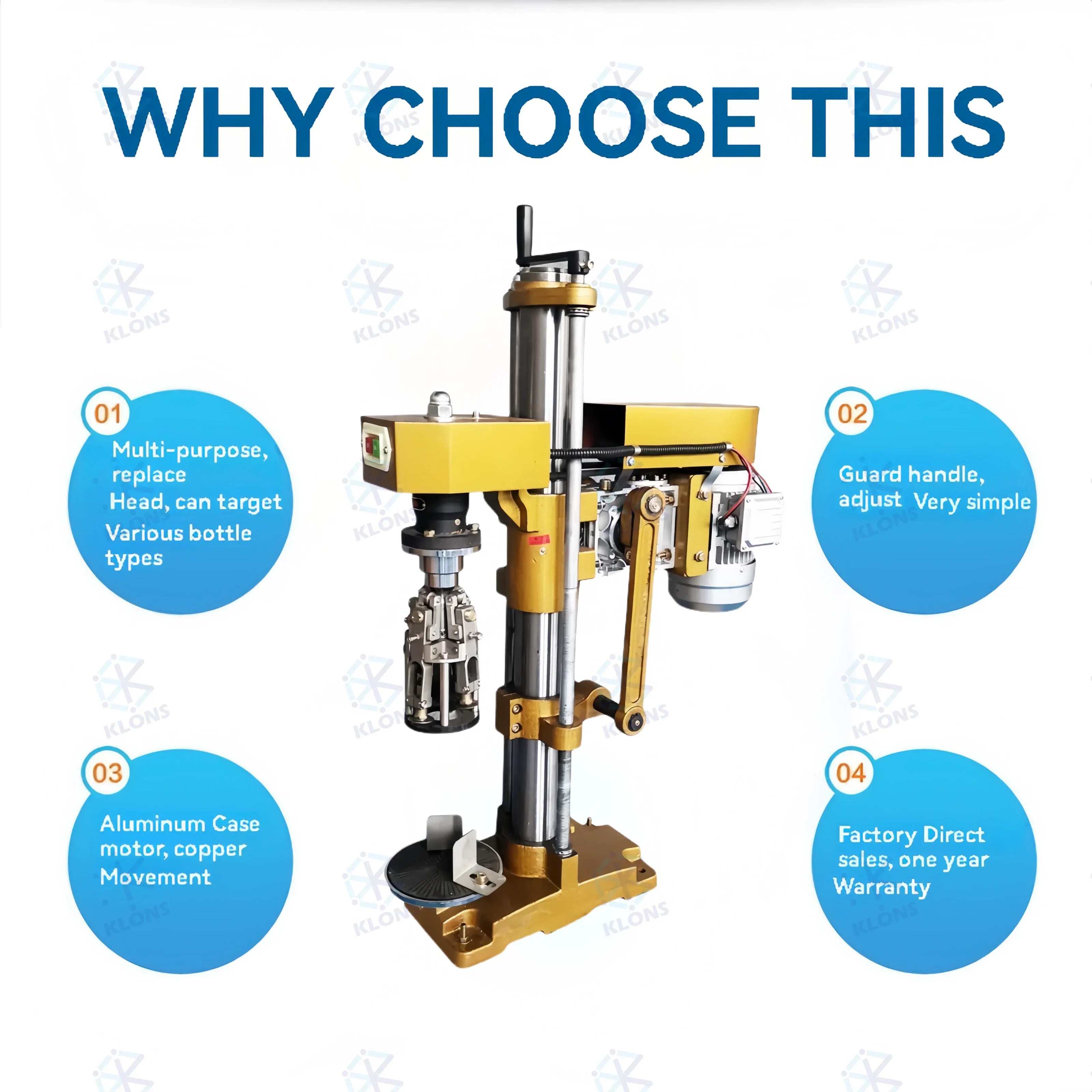 KSRC-1A полуавтоматическая одноступенчатая ручная машина для укупорки