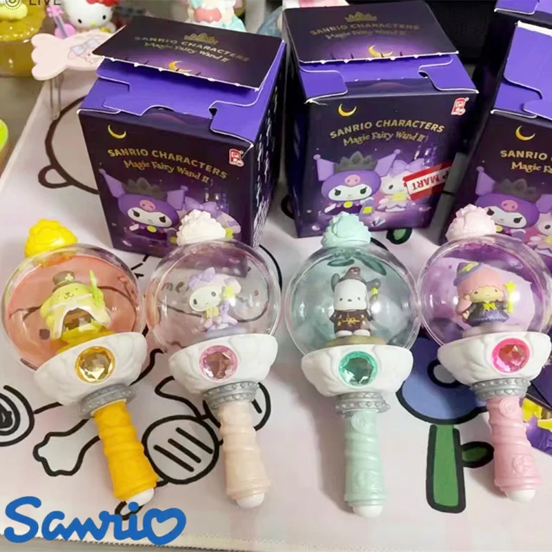 

Sanrio фэнтезийная Волшебная сказочная палочка серии глухая коробка Hello Kitty Kuromi Cinnamoroll загадочные коробки игрушки для детей рождественские подарки-сюрпризы