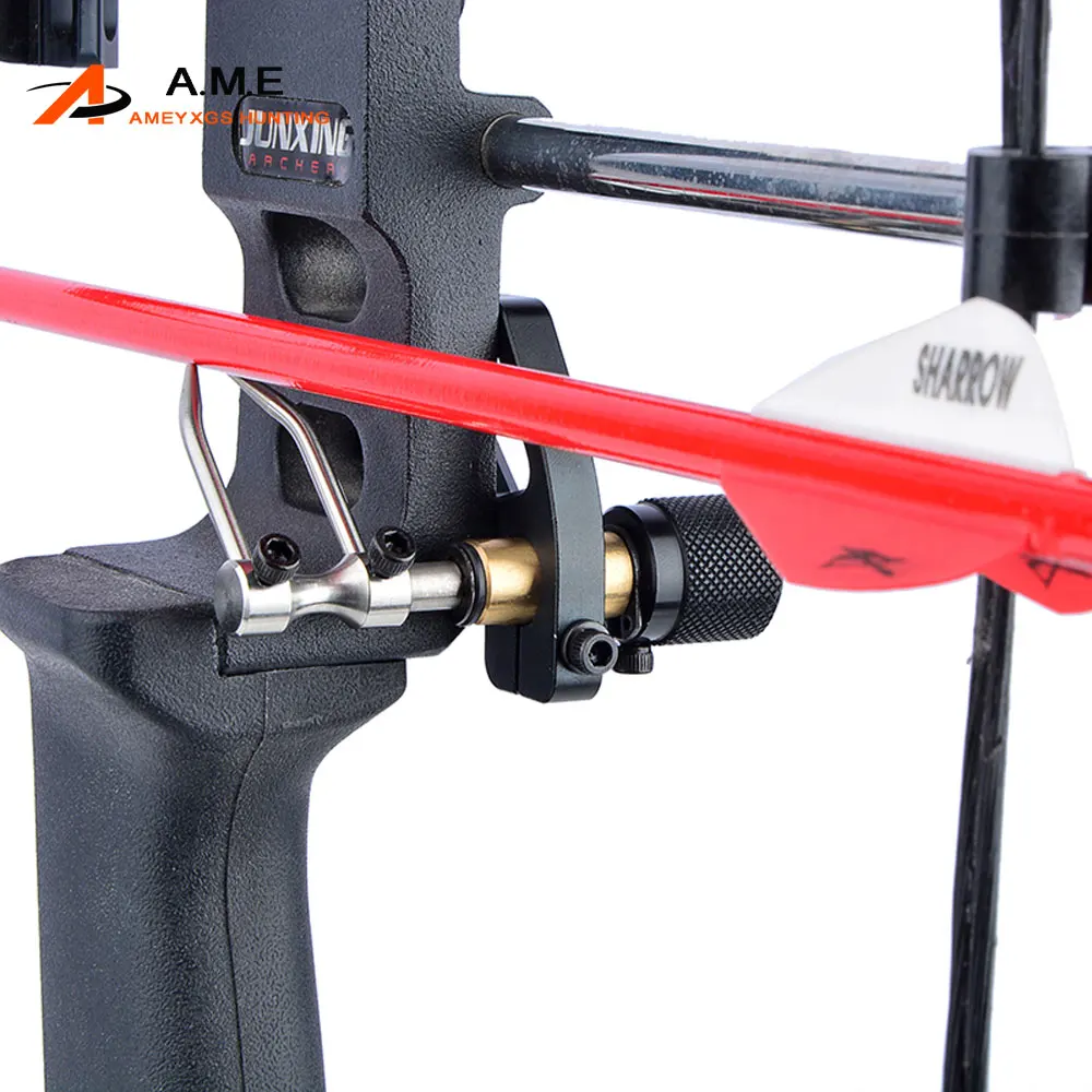 1Pc Archery Arrow Rest For Compound Bow Recurve Left/Right Hand Aluminum Alloy Adjustable Shooting Outdoor Hunting Accessory