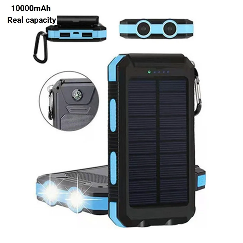 

Внешний аккумулятор на солнечной батарее, 1000 мАч