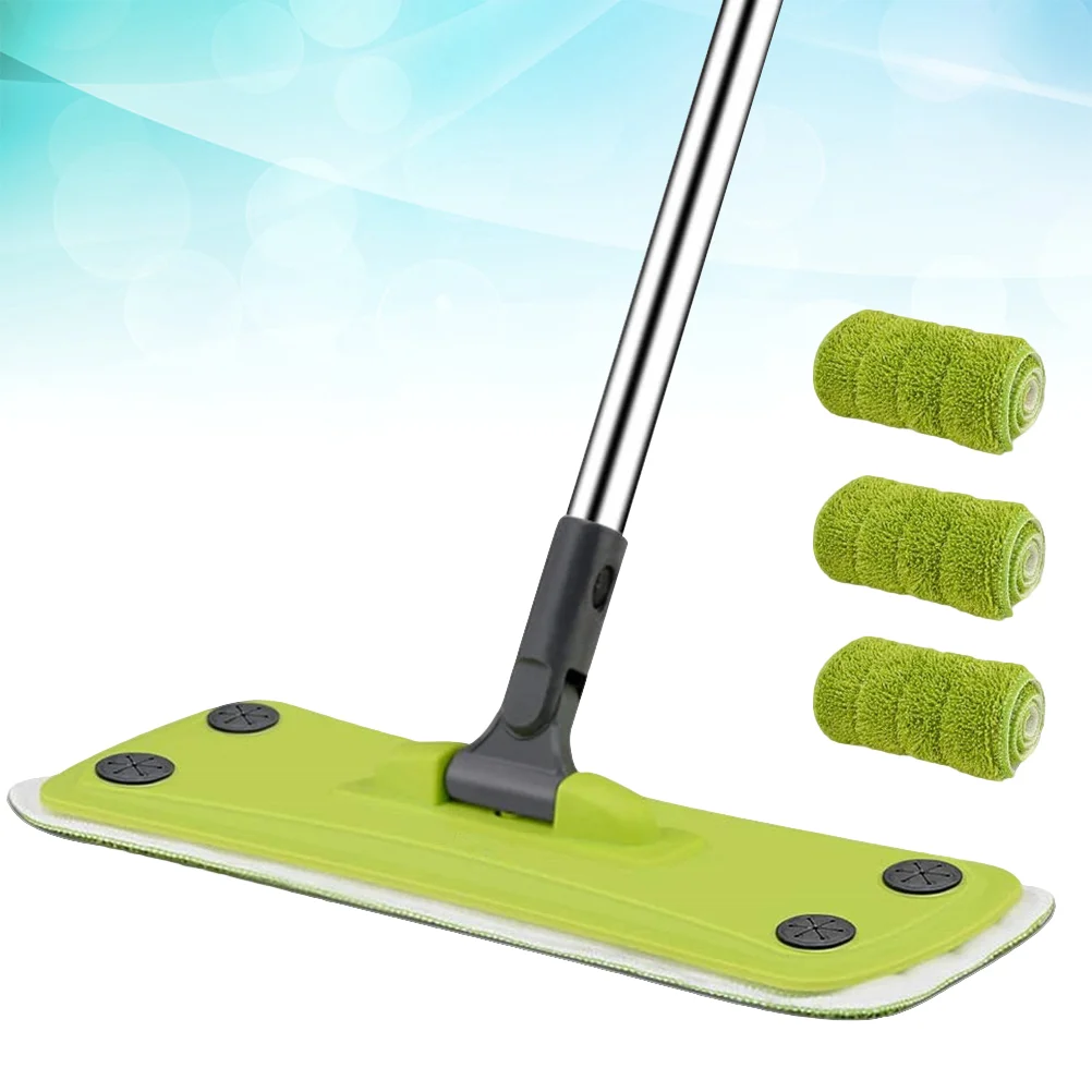 

Flat Mop Laminate Mop Flat Ground Wet Mop Easy Wring Mop Bucket Tile Cleaning Mop