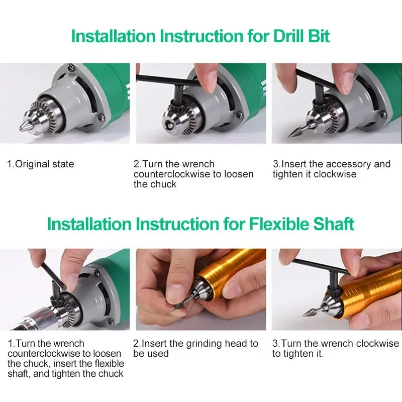 6 5 мм 500 Вт высокоскоростная электрическая мини-дрель гравер шлифовальная машина