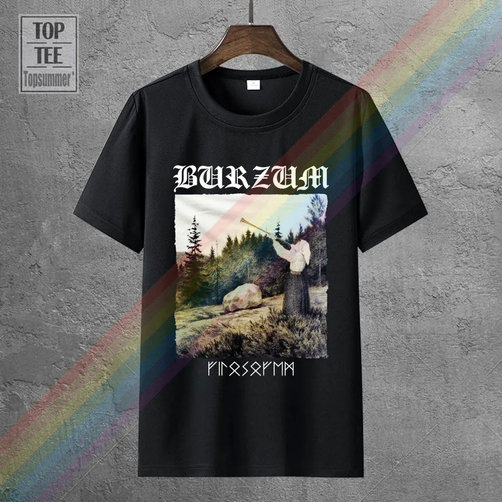

Burzum T Shirt Filosofem Cover Ver2 Printed T-Shirt Men Casual T-Shirts Plus Size Cute Cotton Tee Shirt With Short Sleeves