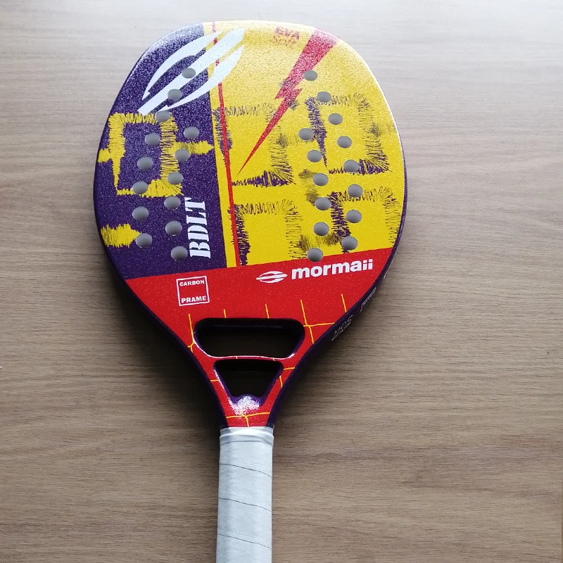 Профессиональная брендовая полностью карбоновая пляжная Теннисная ракетка EVA