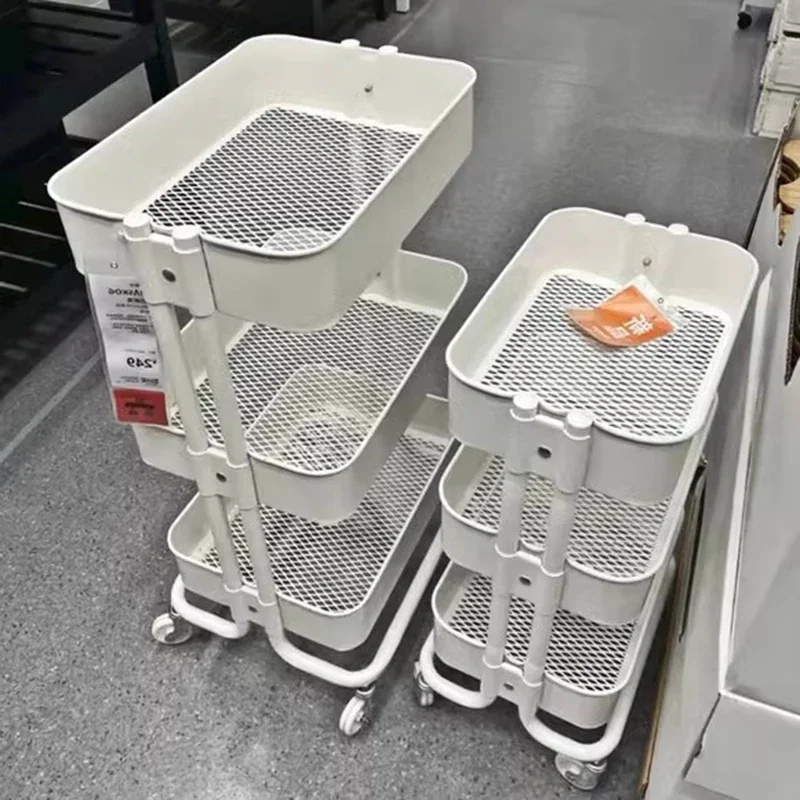 Органайзер для кухонной мебели тележка с колесами полка хранения