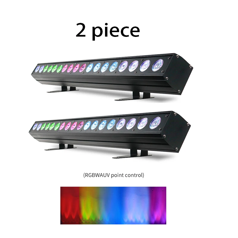 

18x18 Вт RGBWA UV 6-в-1 настенный светильник с пиксельной моделью управления DMX512, подходящий для освещения сцен для выступлений диджеев, дискотек