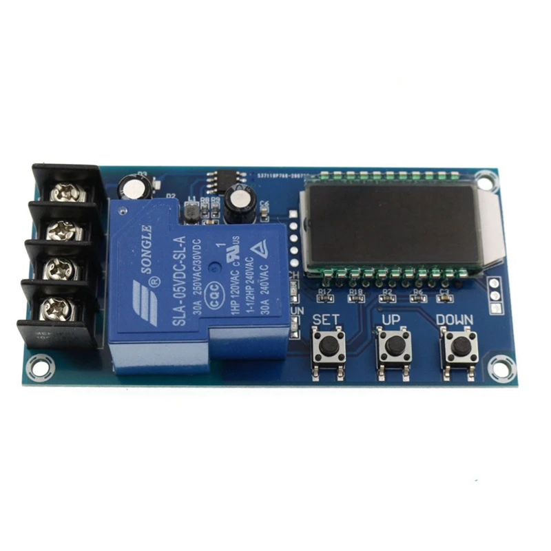 

DC6-60V 30A Storage Battery Charging Control Module Protection Board Charger Time Switch LCD Display XY-L30A