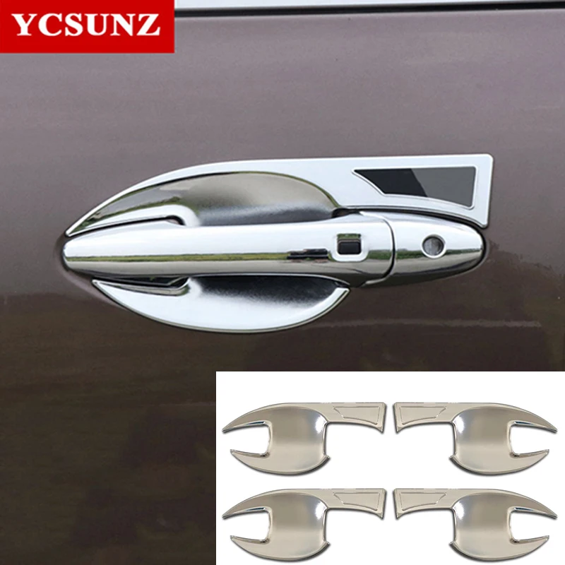 

ABS Car Door Handle Cover Bowl For GWM Great Wall Pao Great Wall Power 2019 2020 2021 Pick Up Car Parts 4 handles