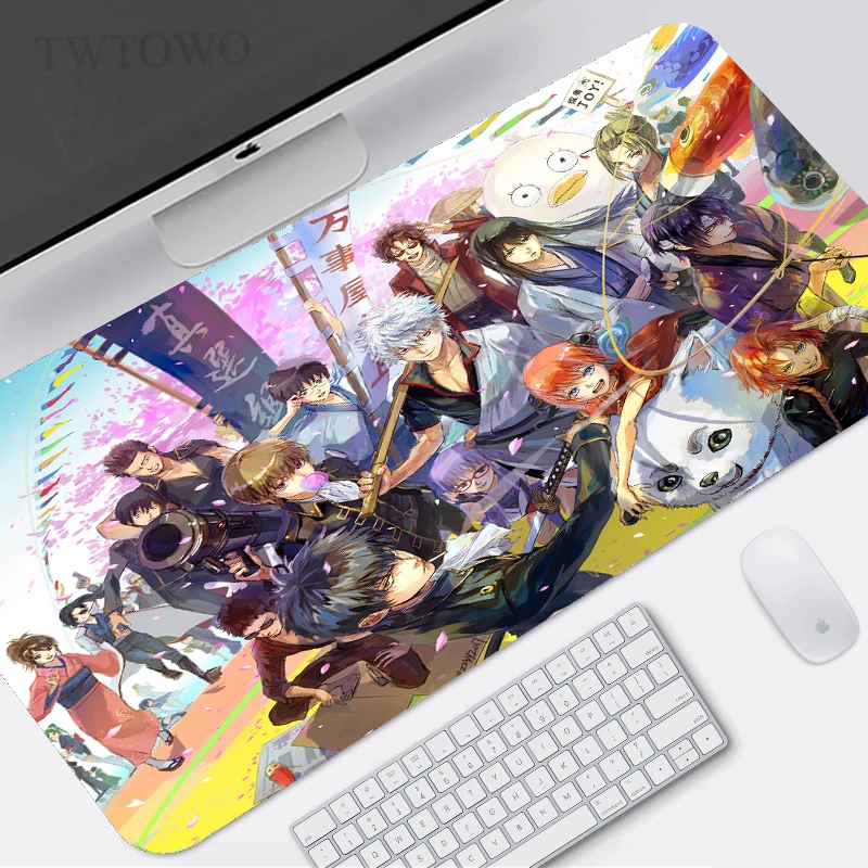 

Gintama Mouse Pad Gamer XL Home Custom Large Mousepad XXL keyboard pad Soft Anti Slip Office PC Desktop Mouse Pad Table Mat