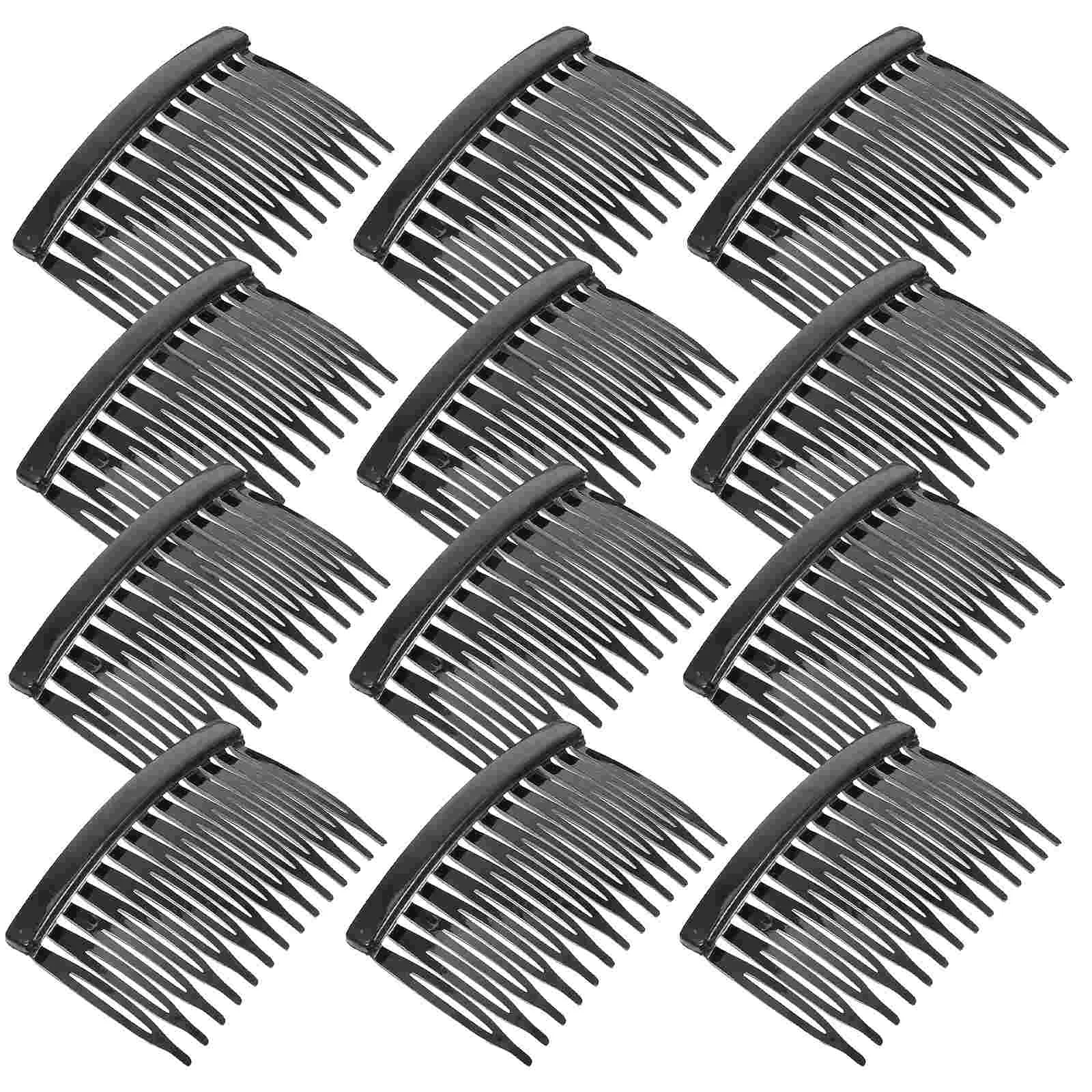 

Hair Combs Comb Veil Teeth Slideclip Metal Decorative Wedding Bridalwire Bun Clips Holder Diy Headpieces Side French Fine