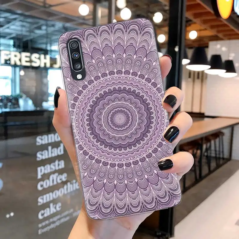 Чехол с мандалой чакрами и йогой для Samsung S21 S20 Ultra S21FE мягкий чехол из ТПУ Galaxy S10 5G S9
