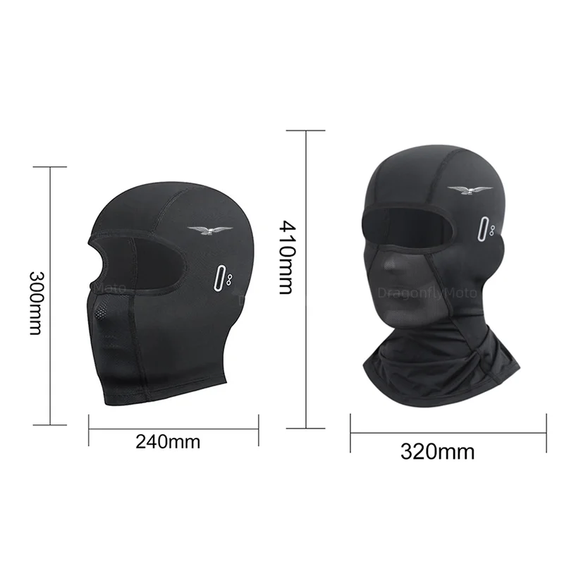 Фото Балаклава для мотоциклов Moto Guzzi Breva 850, 1100, 1200, Griso, Breva 1100, Norge 1200, GT8V, Breva 750, V7 – летняя, с защитой от УФ-излучения №2