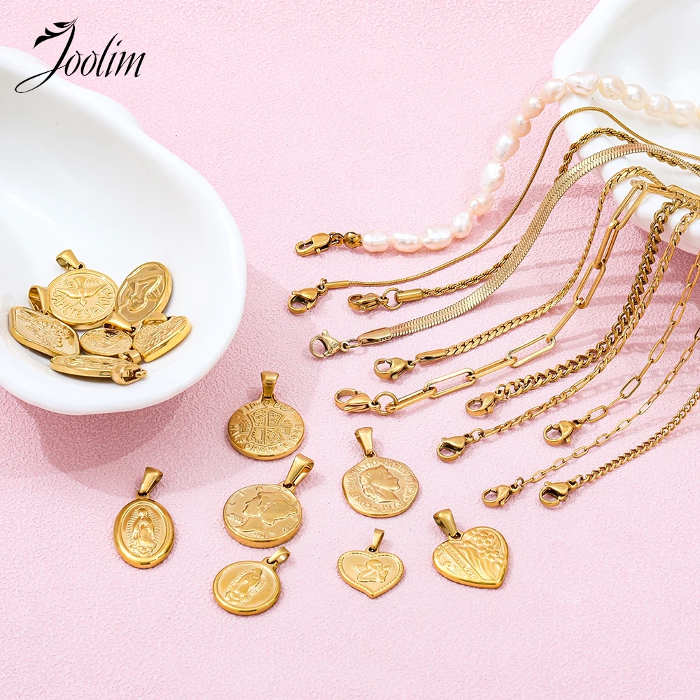 Ювелирные изделия Joolim оптовая продажа не выцветает модная винтажная Подвеска из