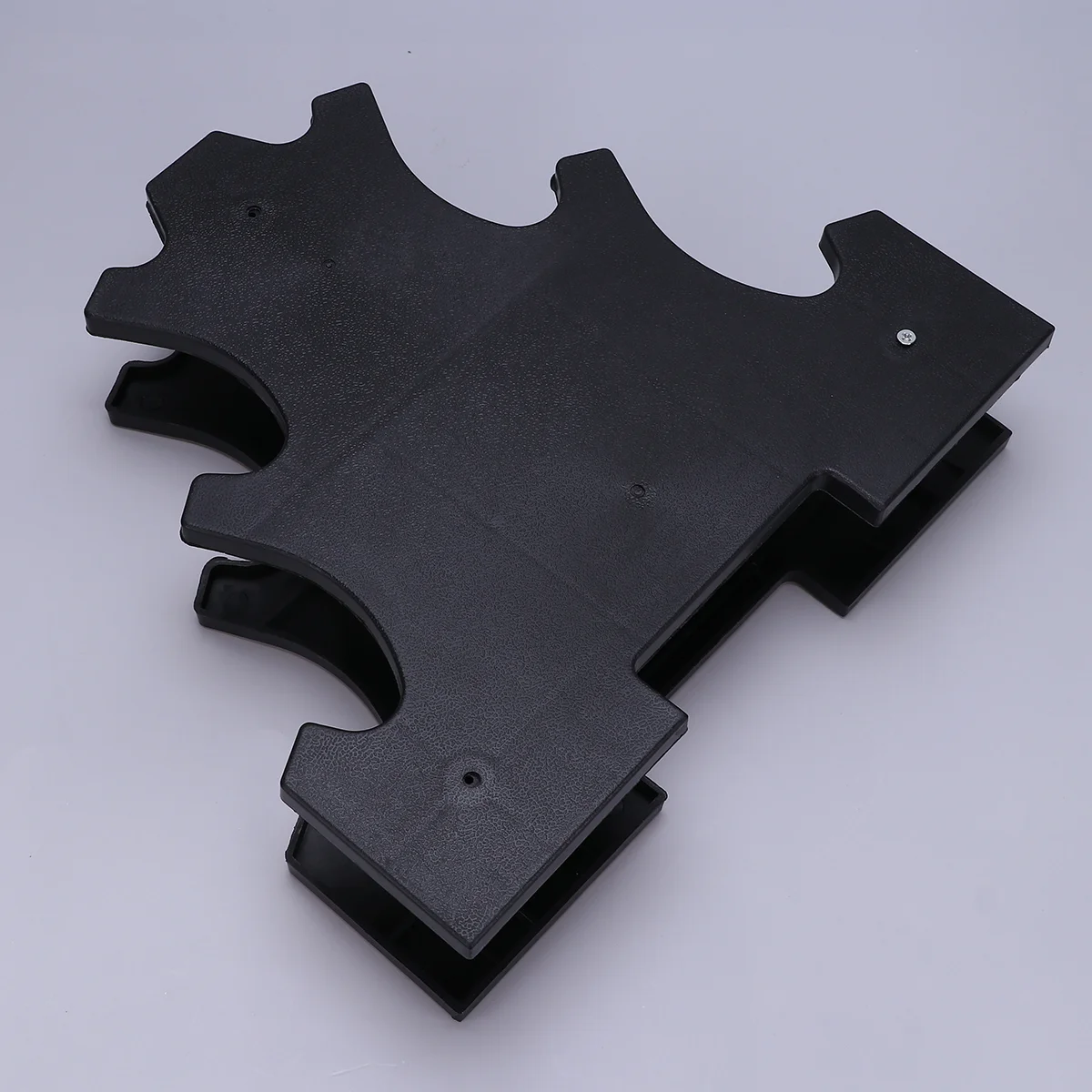 Подставка для гантелей практичная стойка для хранения аксессуаров фитнес-оборудования для домашнего спортзала (черная).